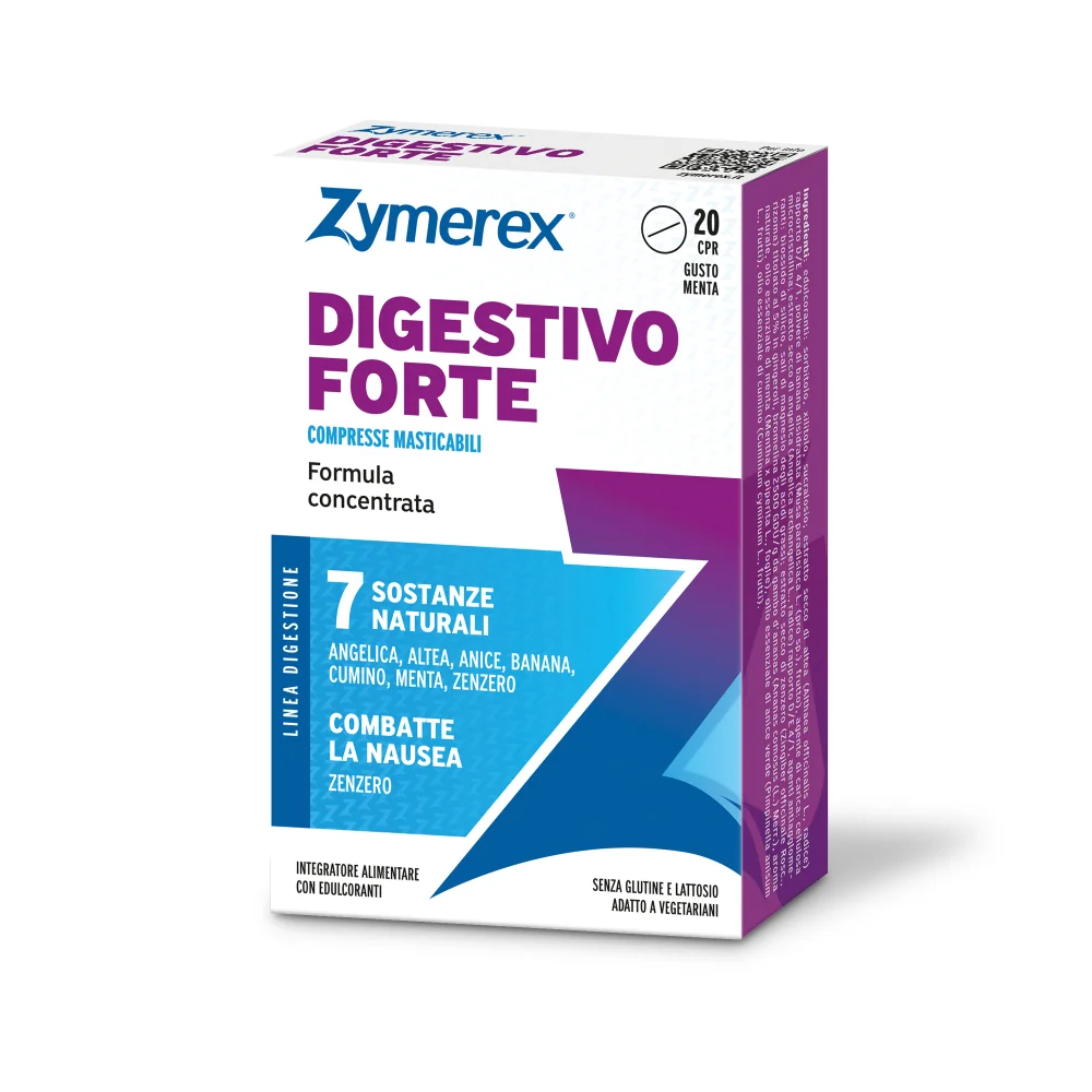Zymerex Digestivo Forte 5 Azioni 20 Compresse Integratore per la Digestione