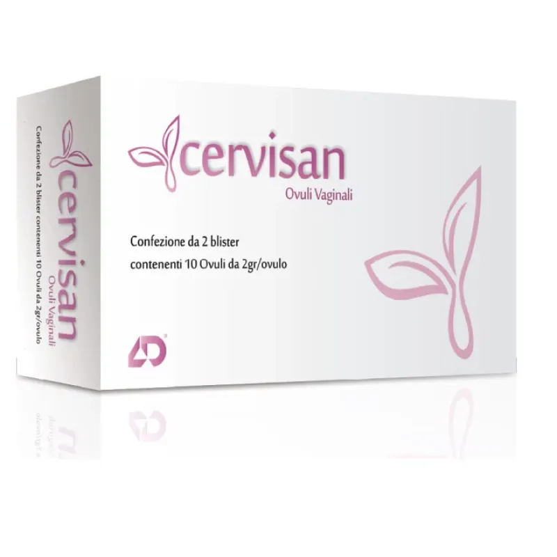 Cervisan 10 Ovuli Vaginali Azione Riepitelizzante Ecosistema Vaginale