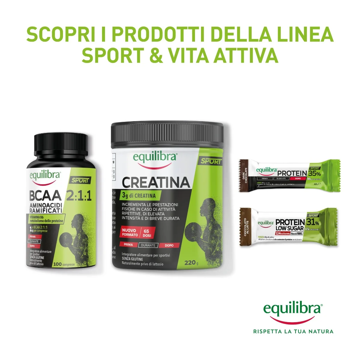 Equilibra Creatina 220 G Integratore Sportivo