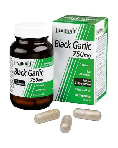 BLACK GARLIC 750MG 30CPS