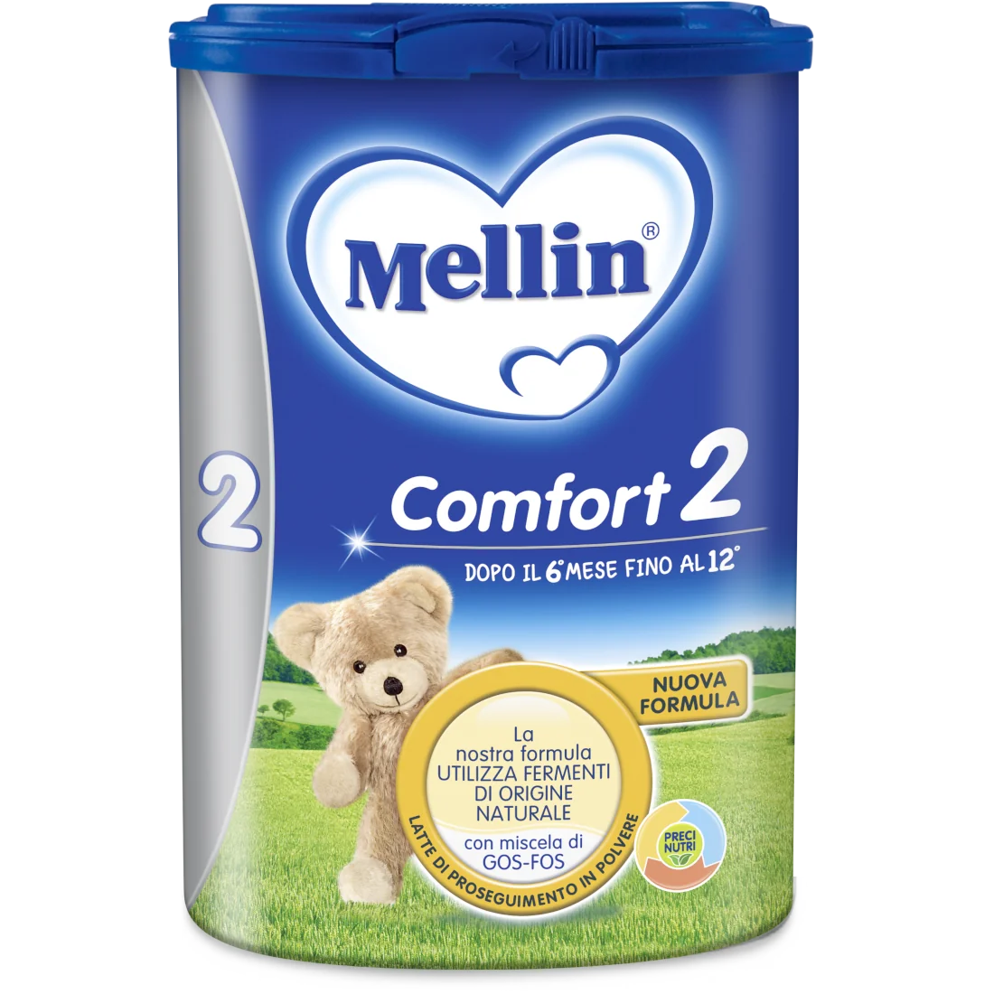 Mellin Comfort 2 Latte 800 G Alimento per Infanzia