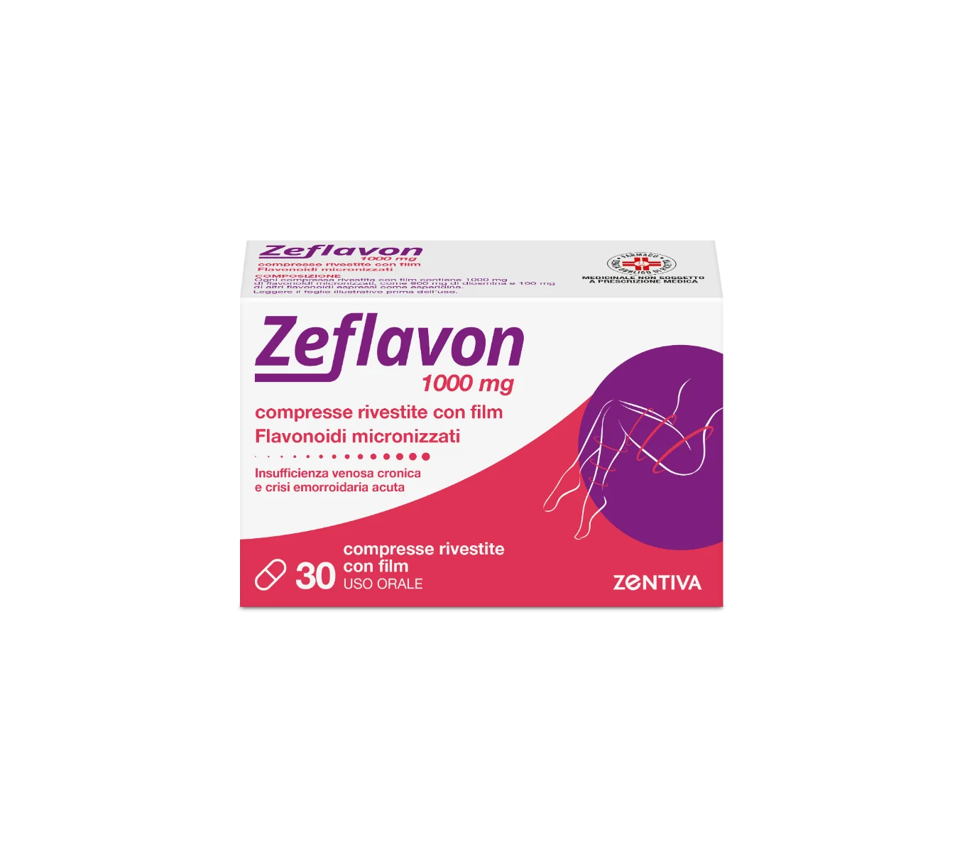 Zeflavon 30 Compresse 1000 Mg Flavonoidi Vasoprotettore