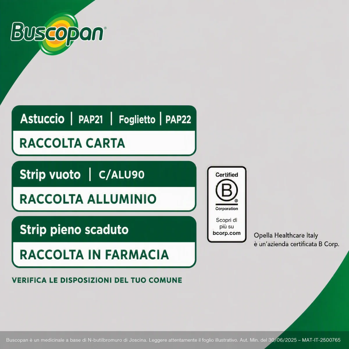 Buscopan 10 mg 6 Supposte Antispastico