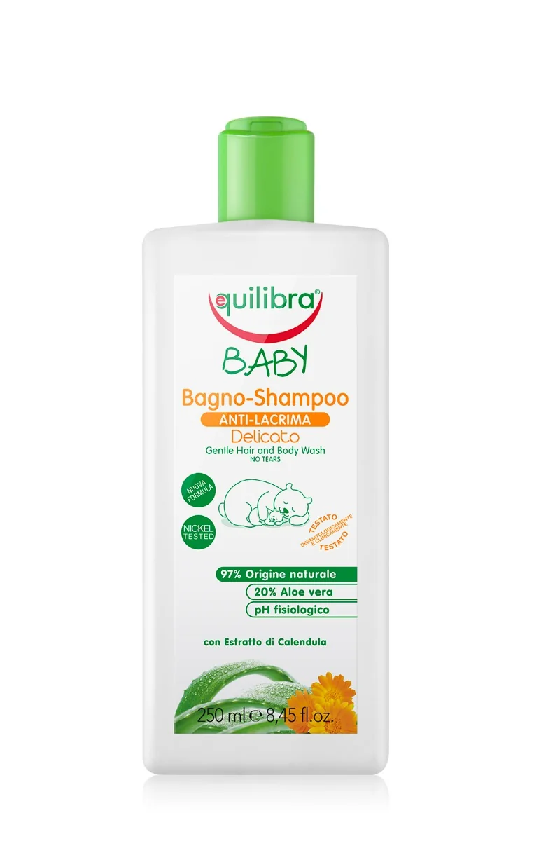 Equilibra Bagnoshampoo Antilacrima Baby 250 Ml Adatto per Neonati