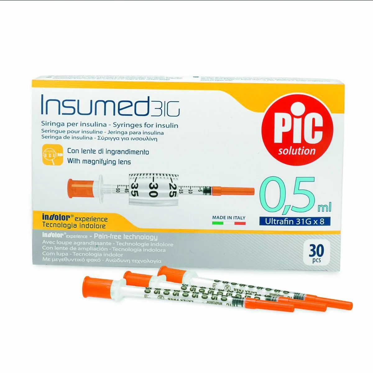 Pic Sir Ins 0,5 G31X8 30Pz Sterili e Monouso