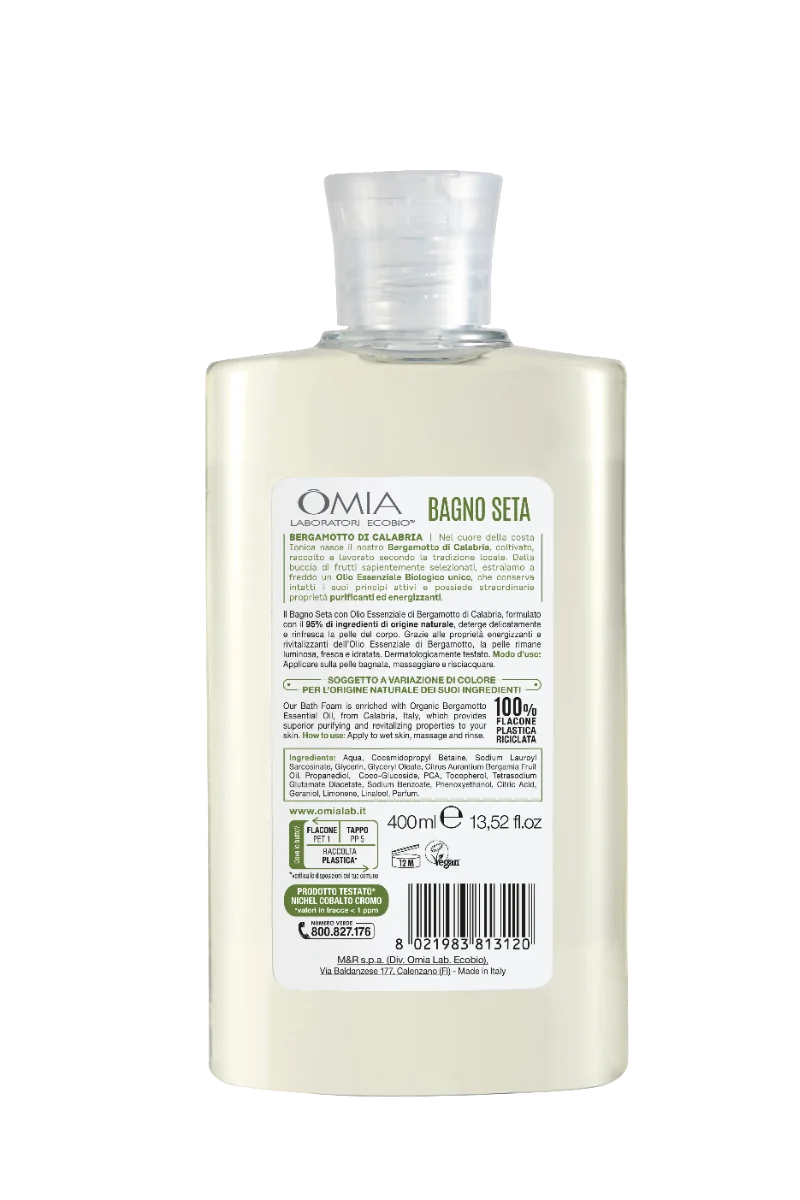 Omia Bagno Bergamotto Calabria 400 ml Detergente Delicato