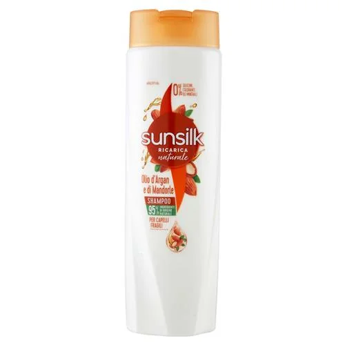 Sunsilk Ricarica Shampoo Mandorle 250 ml Shampoo di Ricarica per Capelli