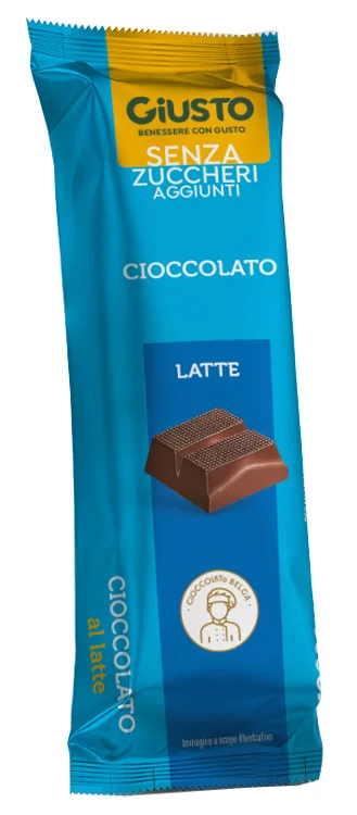 Giusto Cioccolato Al Latte Senza Zucchero 42 g Benessere con gusto