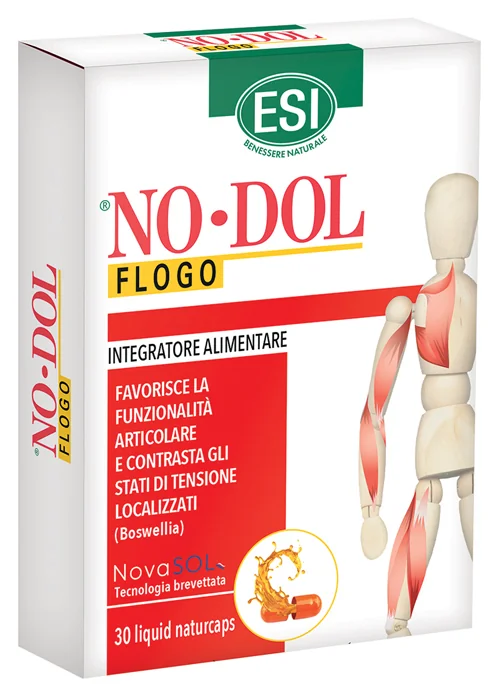 Esi No Dol Flogo 30 Naturcaps Liquid Favorisce la Funzionalità Articolare