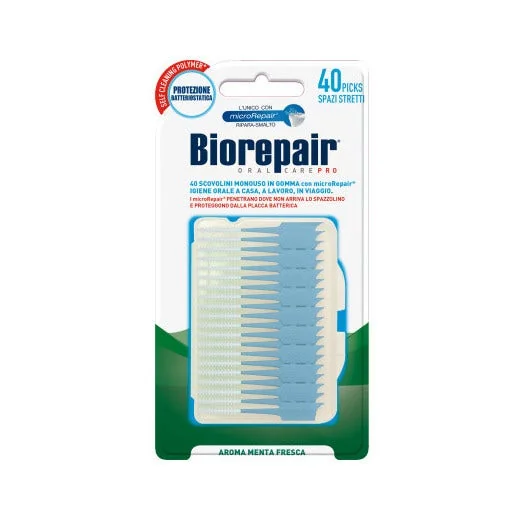 Biorepair Soft Pick Fine 40 pezzi Scovolini in gomma per spazi stretti