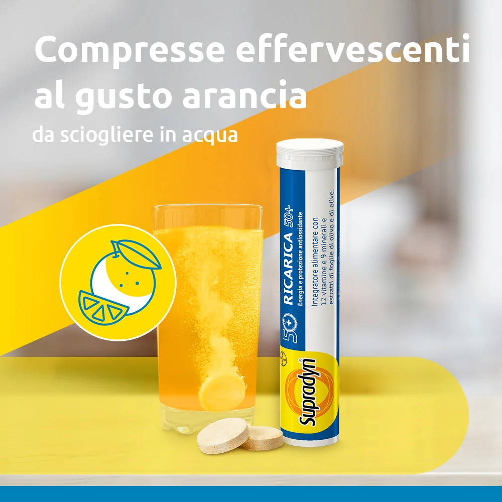 Supradyn Ricarica 50+ Integratore  15 Compresse Vitamine e Minerali