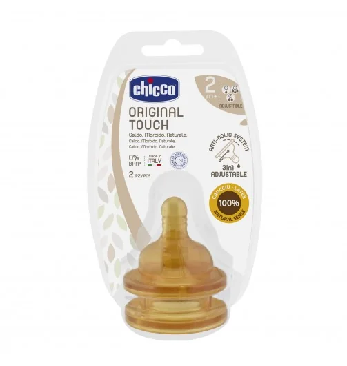 Chicco Tettarella Originale T Regolare Caucciu' 2 Pezzi