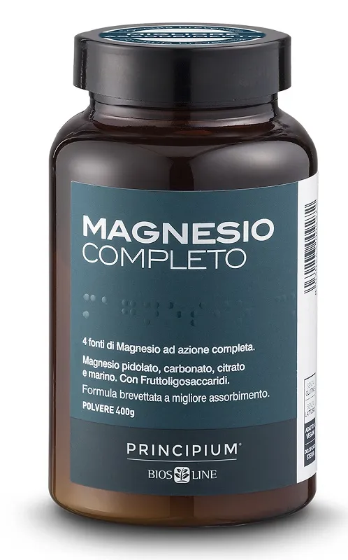 Principium Magnesio Completo 400 g Polvere Solubile - Integratore Sistema Nervoso e Muscolare