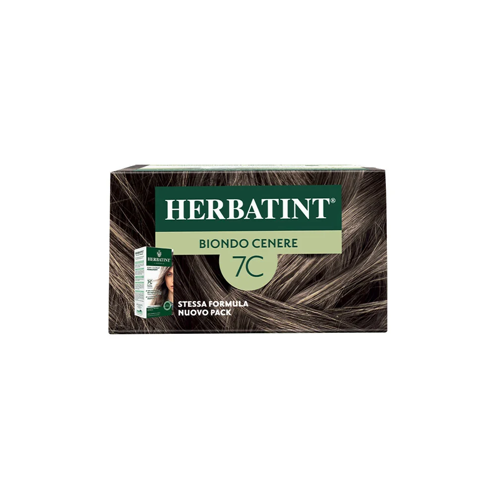 Herbatint Gel Colorante Permanente 7C Biondo Cenere 170 Ml Colore Intenso e Duraturo