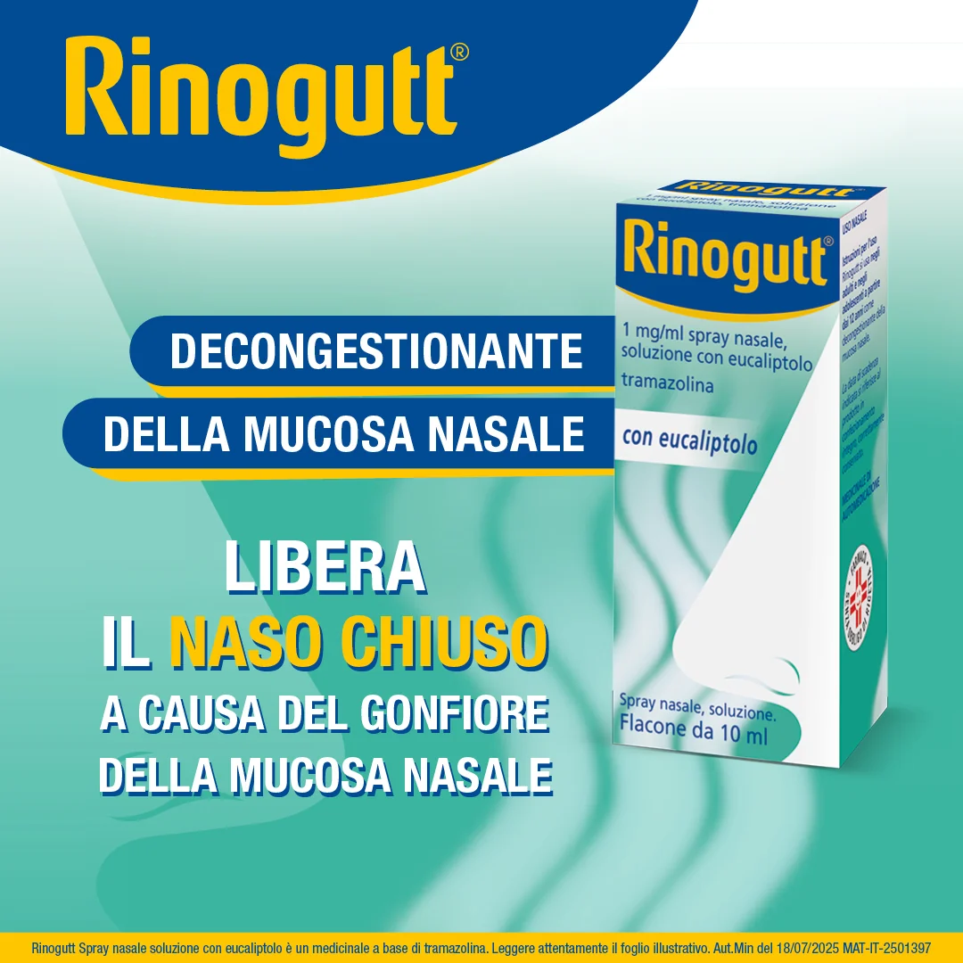 Rinogutt Spray Nasale Eucalipto 1mg/ml 10 ml Tramazolina
