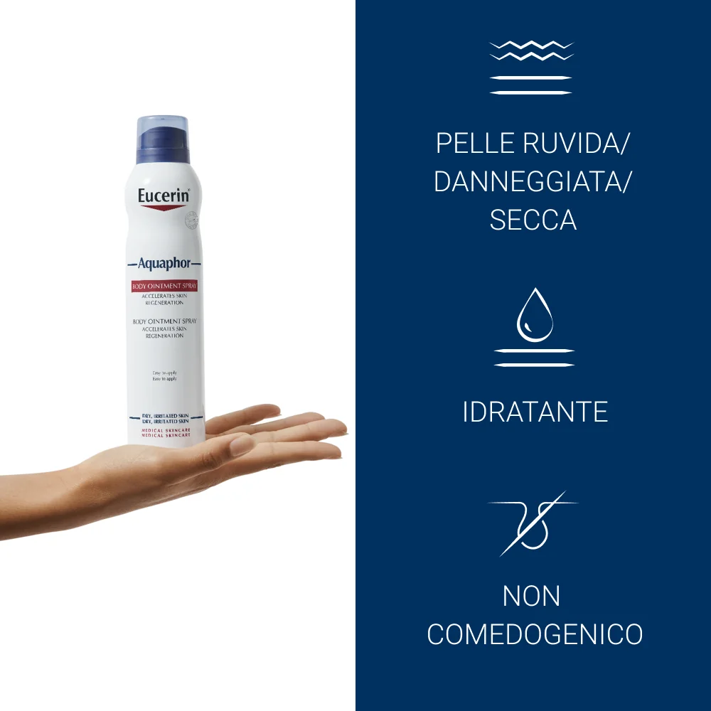 Eucerin Aquaphor Trattamento Riparatore Spray 250 ml Pelle Secca o Danneggiata