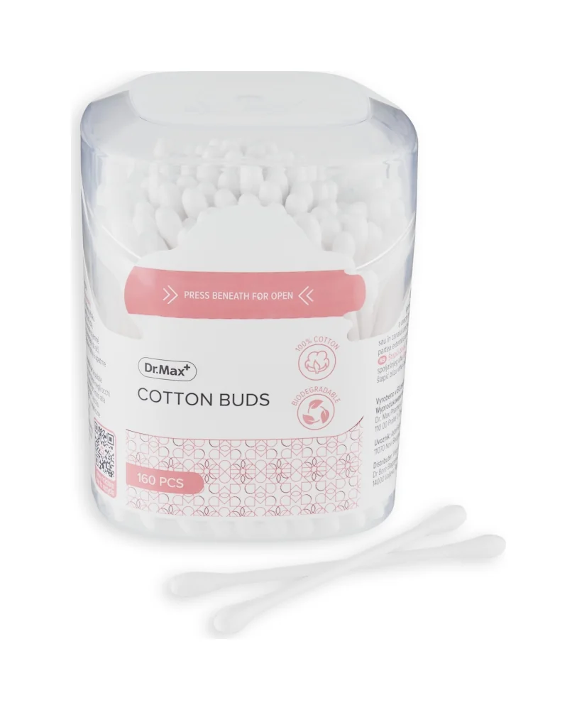 Dr. Max Beauty Cotton Fiock 160 Pezzi Igiene Personale