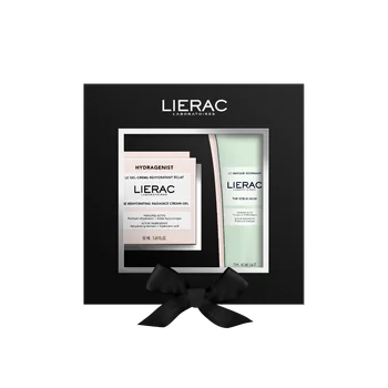 Cofanetto Lierac Hydragenist Gel Crema 50 Ml + Maschera 75 Ml Set pelle disidratata