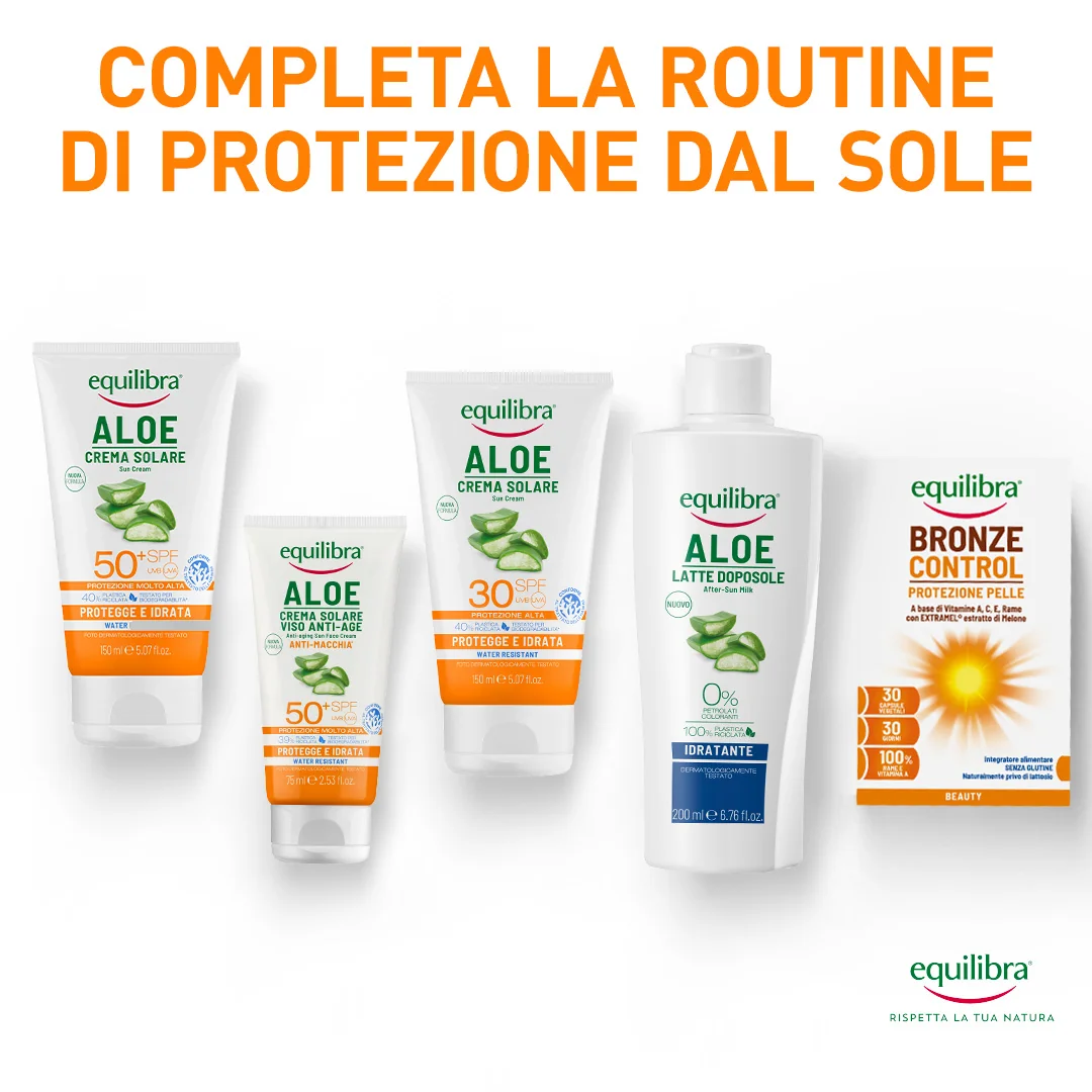 Equilibra Aloe Latte Doposole 200 ml Idratante