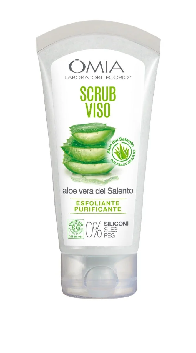 Omia Scrub Viso Peeling Esfoliante Aloe 75 ml