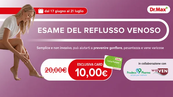 Questa estate prenditi cura delle tue gambe con l'esame del reflusso venoso!