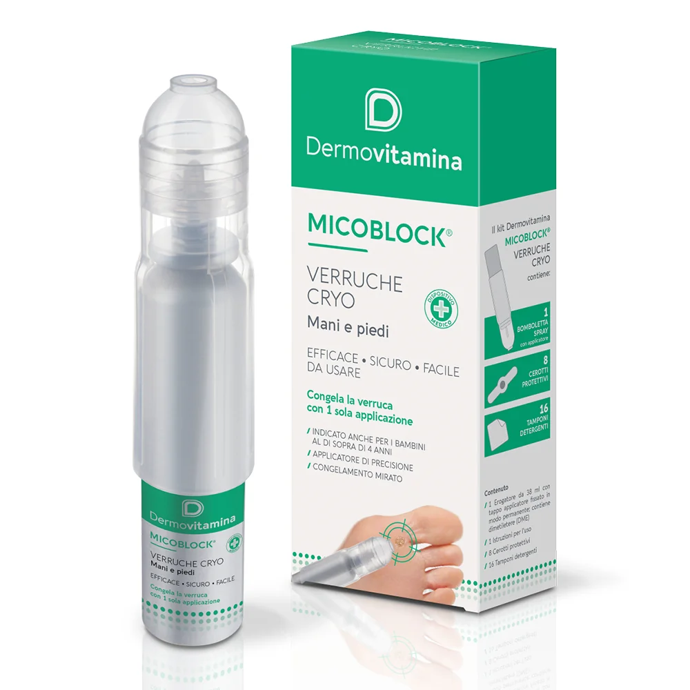Dermovitamina Cryo Verruche Mani E Piedi 38 ml Trattamento Crioterapico Verruche