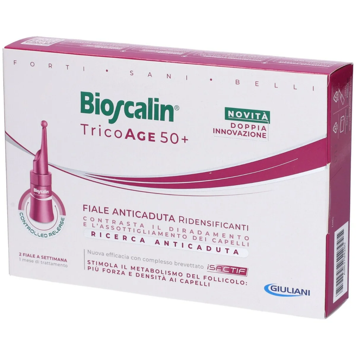 Bioscalin Tricoage Fiale 1 Mese di Trattamento Fiale Anticaduta Ridensificanti