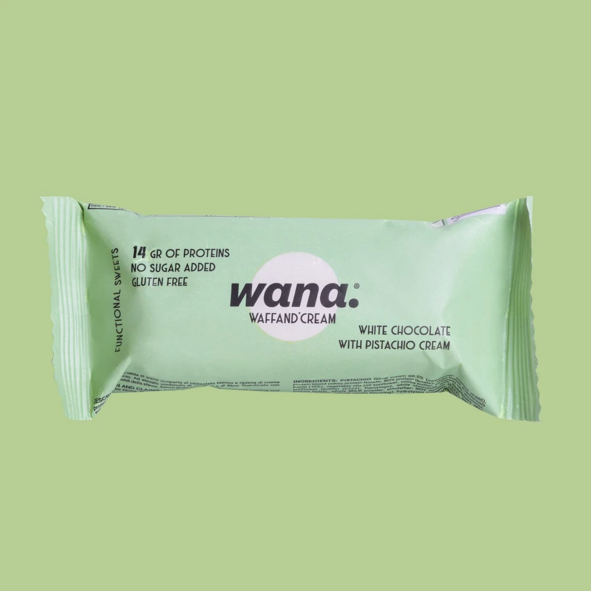 Wana Barretta Pistacchio 43G Senza Glutine