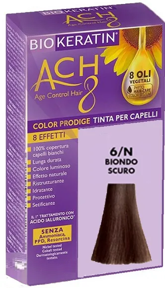 Biokeratin Ach8 6/N Biondo Scuro Tinta Per Capelli