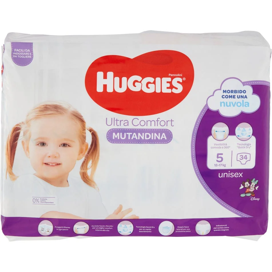 Huggies Diaper Pant Gr 5 34 Pezzi 