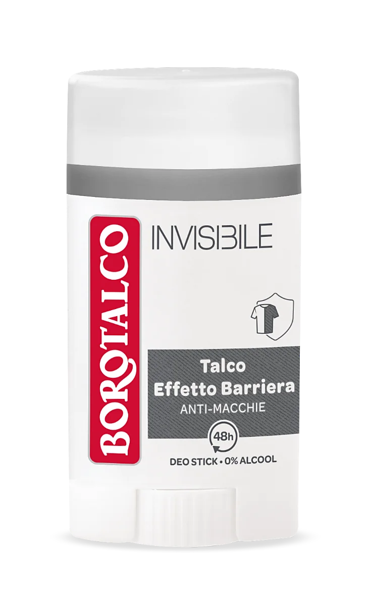 Borotalco Deo Stick Invisibile Grigio 40 ml Deodorante stick 48h