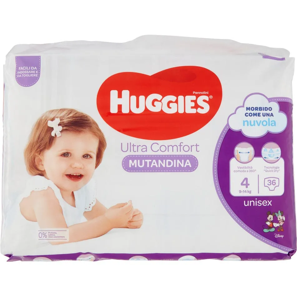 Huggies Diaper Pant Gr 4 36 Pezzi