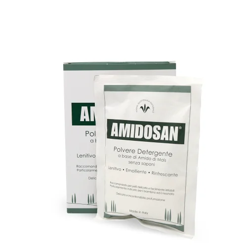 Amidosan Polvere Detergente Lenitiva 7 Bustine Emolliente Rinfrescante