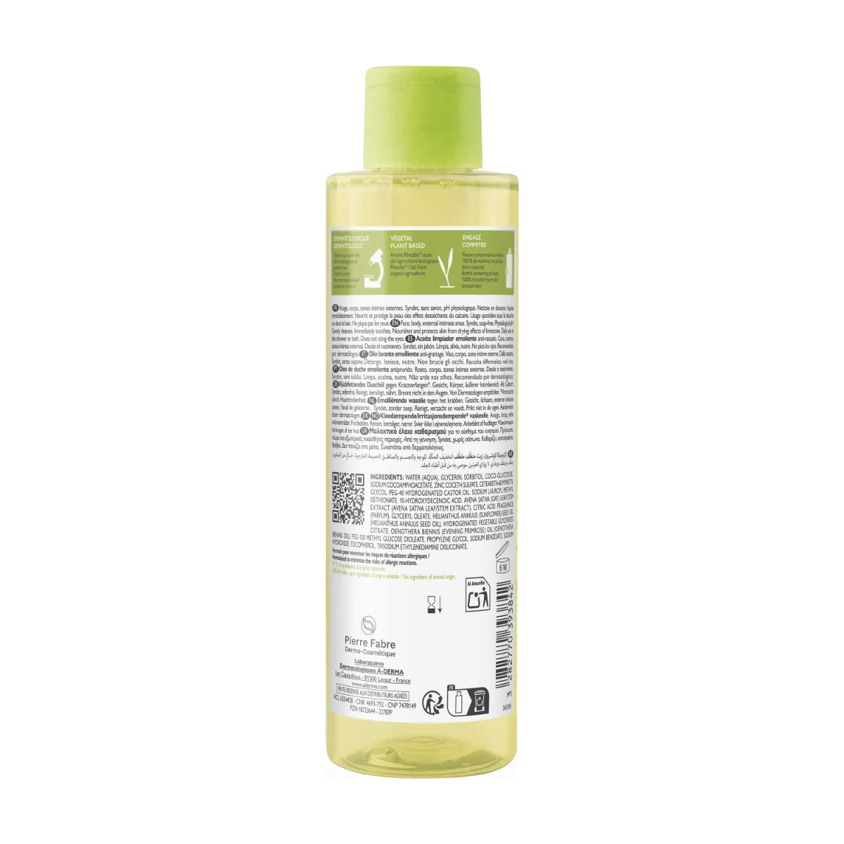 Aderma Exomega Control Olio Lavante Emolliente 200 Ml Per Pelli Secche