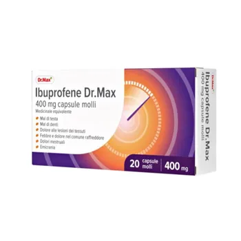 Ibuprofene Dr.Max 400 mg  20 Capsule molli 