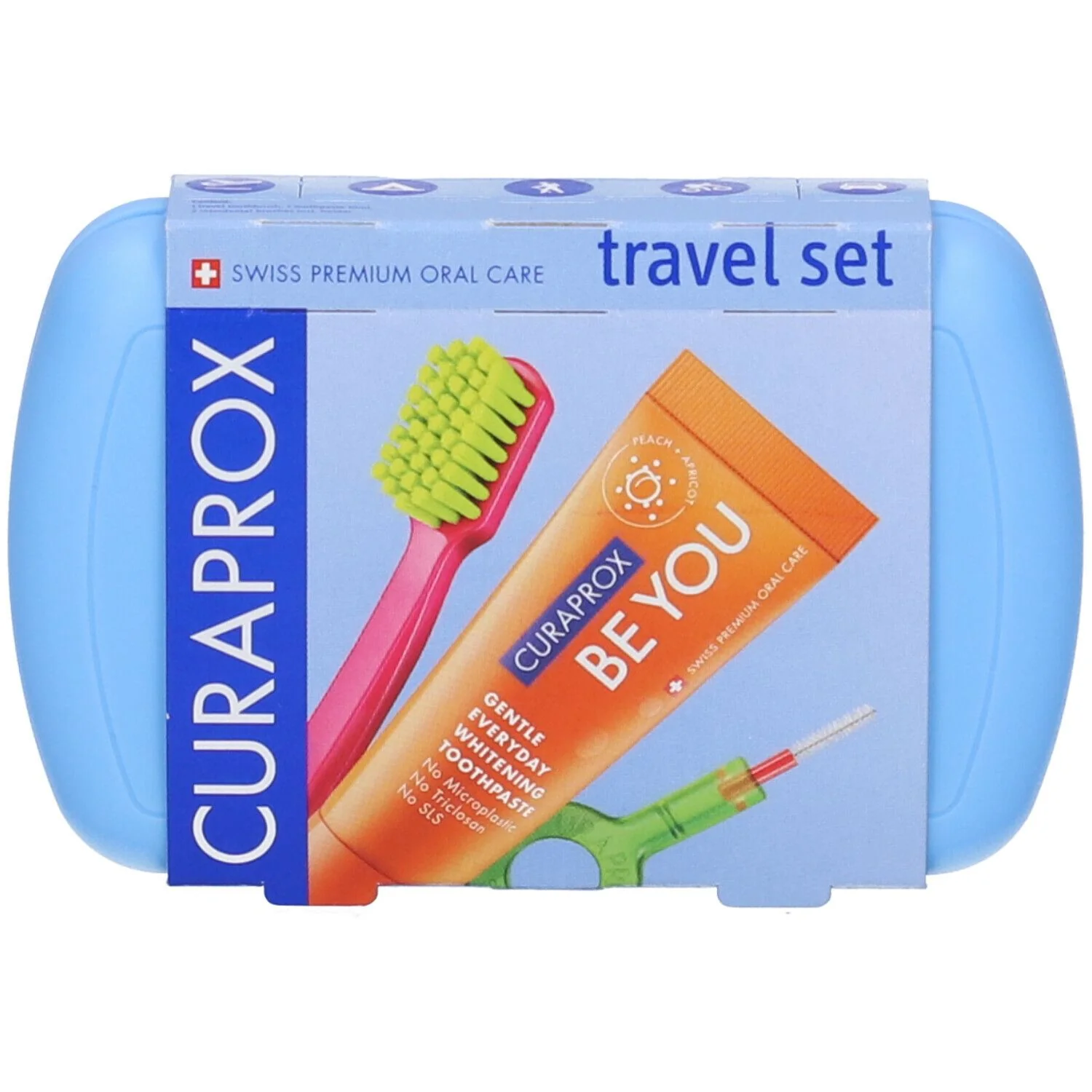 Curaprox Travel Set Blue Igiene Orale