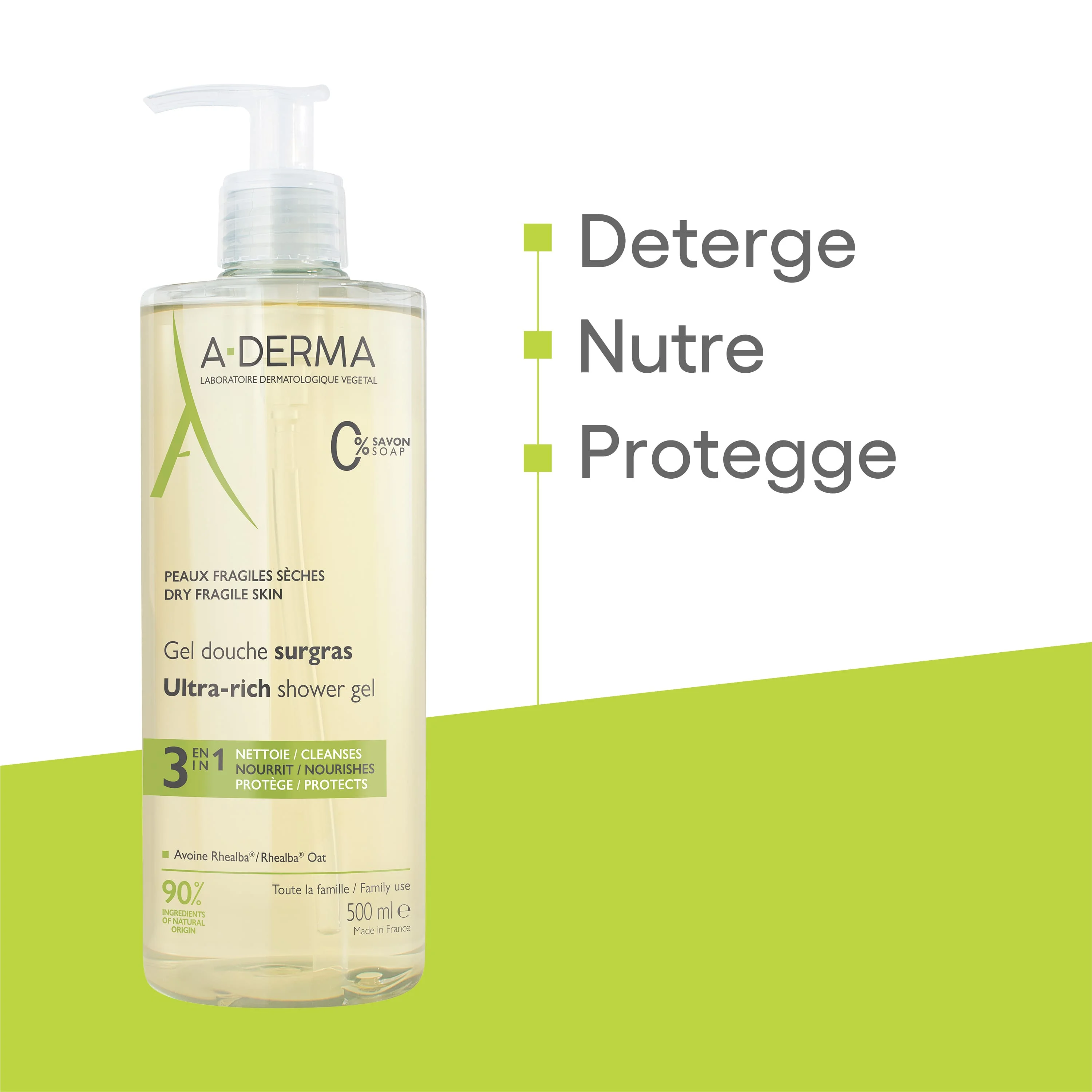 Les Indispensables Gel Doccia Surgras 500 Ml