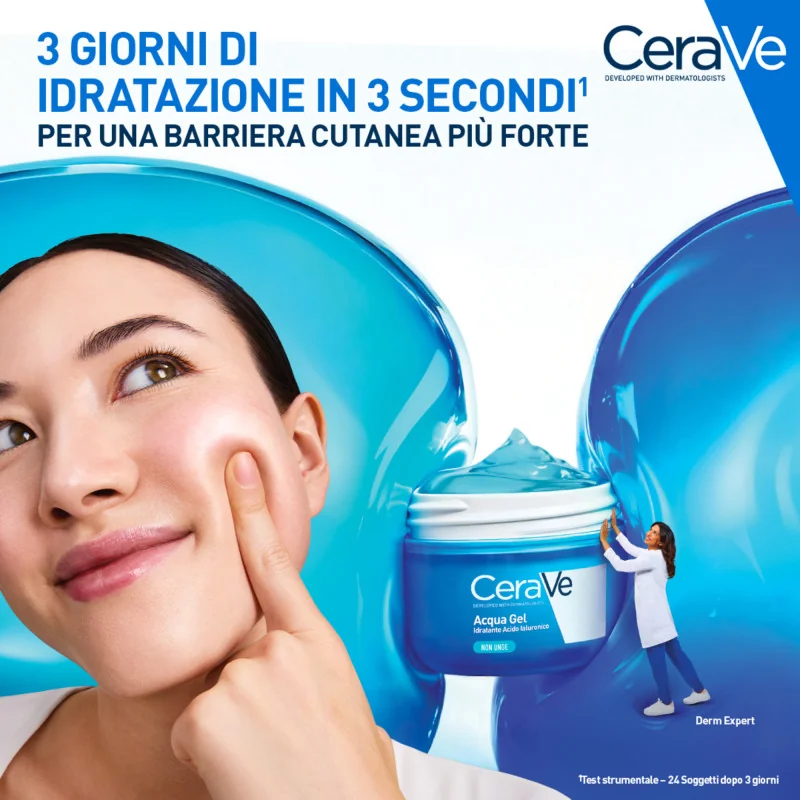 Cerave Acqua Gel Ha 50 ml Trattamento con Acido Ialuronico