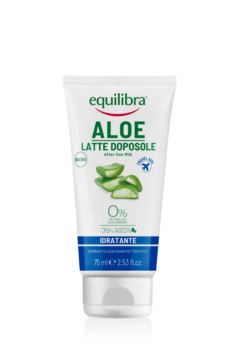 Equilibra Aloe Latte Doposole Minitaglia 75 ml Idrata e Nutre