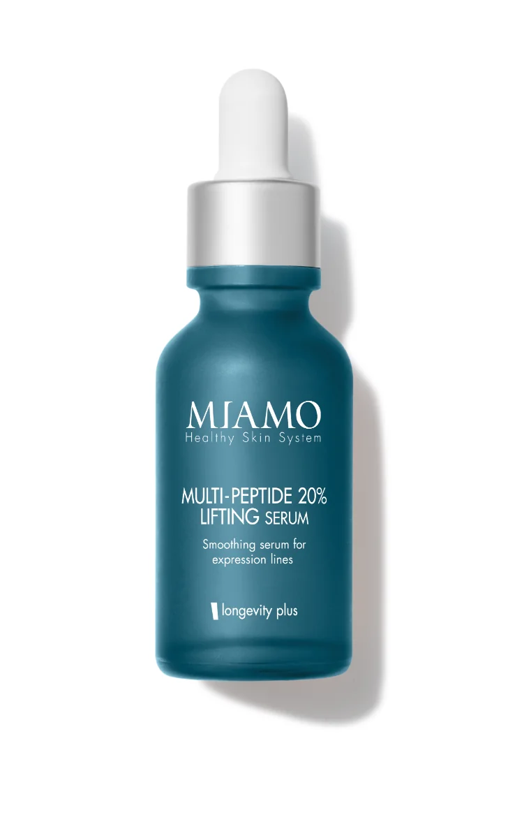 Miamo Longevity Plus Multi Peptide 20% Lifting Serum 30 ml Siero Viso Antirughe Effetto Tensore
