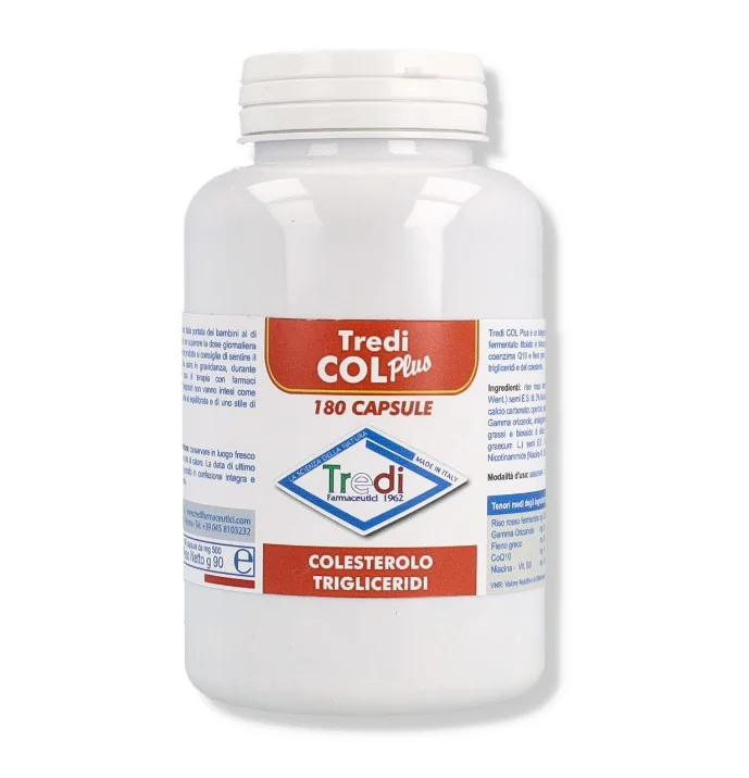 Tredi Col Plus 180Cps Controllo Colesterolo e Benessere Cardiovascolare
