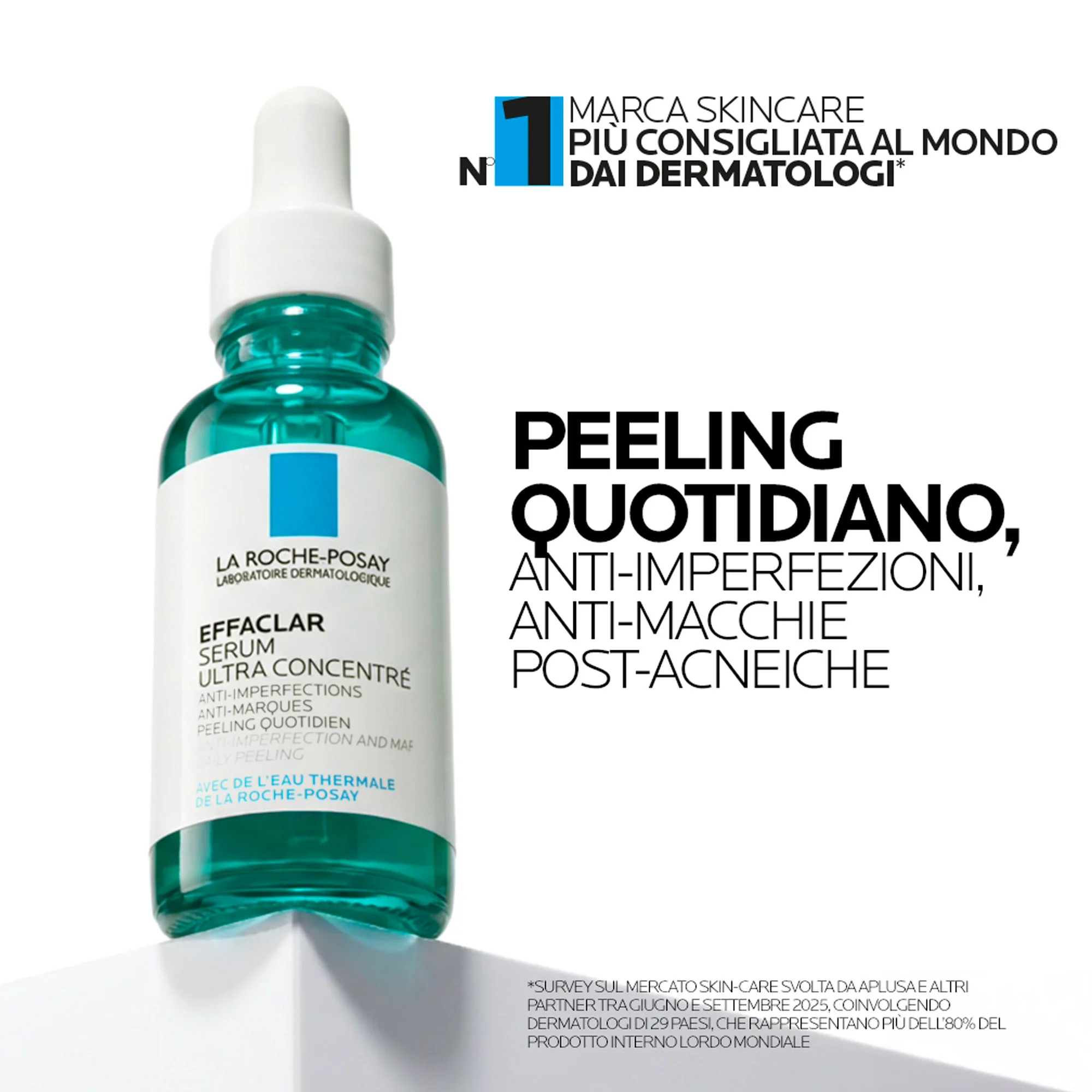 La Roche Posay Effaclar Siero Peeling Viso 30 Ml Pelle a tendenza acneica