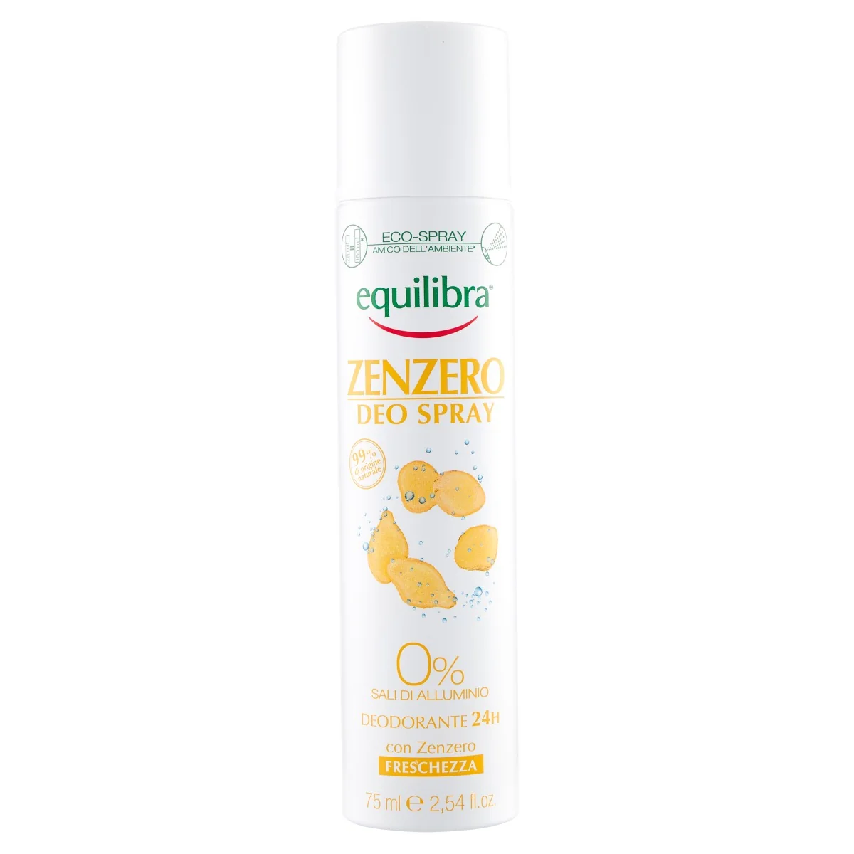 Equilibra Zenzero Deo Spray 75 Ml Deodorante