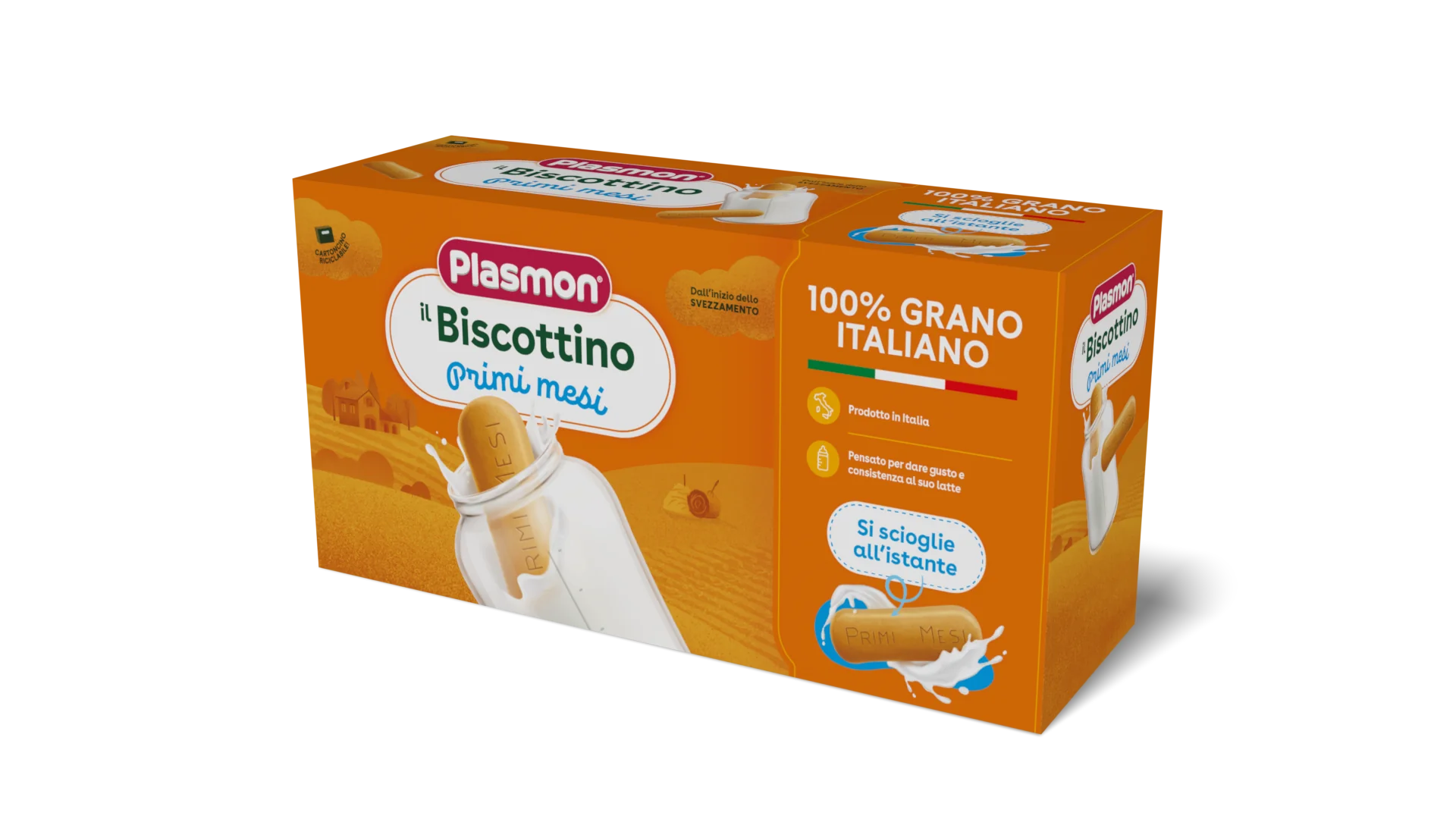 Plasmon Biscotti Biberon 600 g Con Minerali e Vitamine
