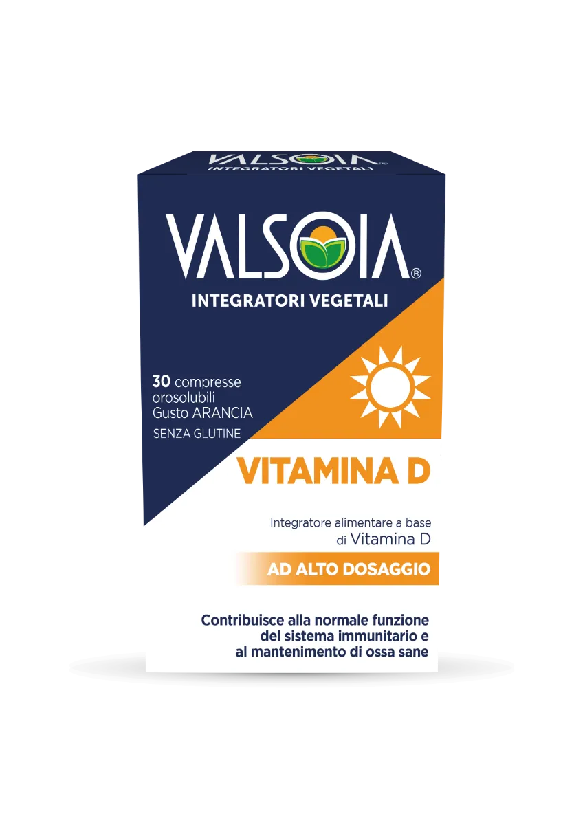 Valsoia Vitamina D 30 Compresse Orosolubili - Benessere Osseo e Funzionalità del Benessere Osseo
