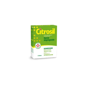 Citrosil Garze Disinfettanti 18 pezzi - 0,175% Benzalconio Cloruro 