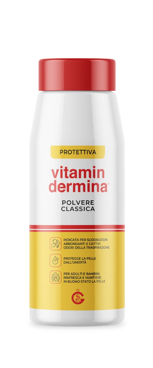 Vitamindermina Polvere 100 g Talco in Polvere