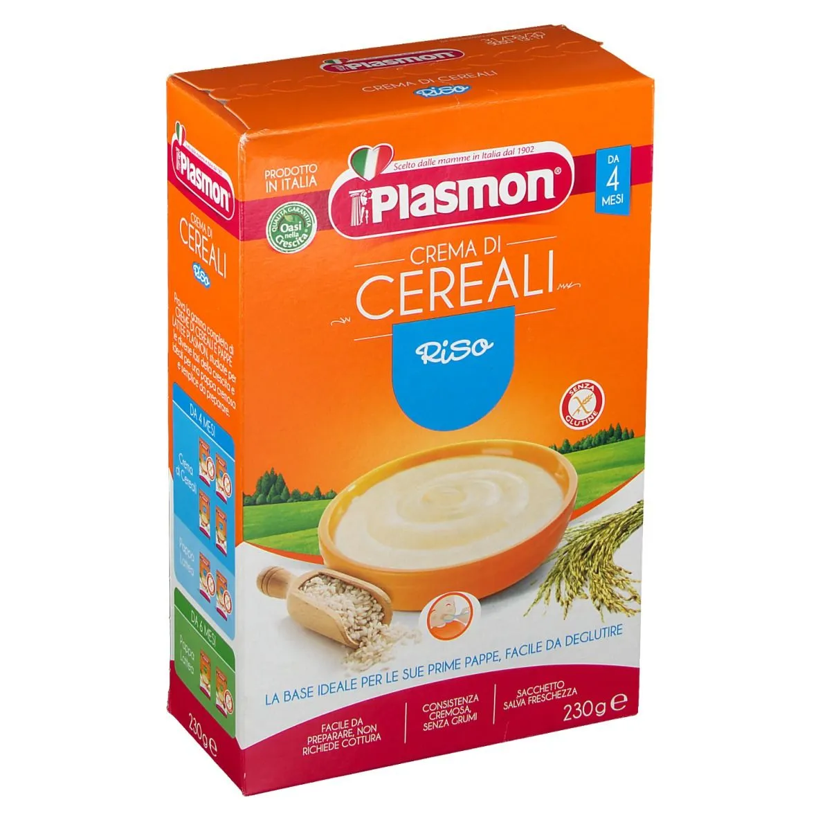 Plasmon Cereali Crema Riso 230 g Alimento per l'infanzia