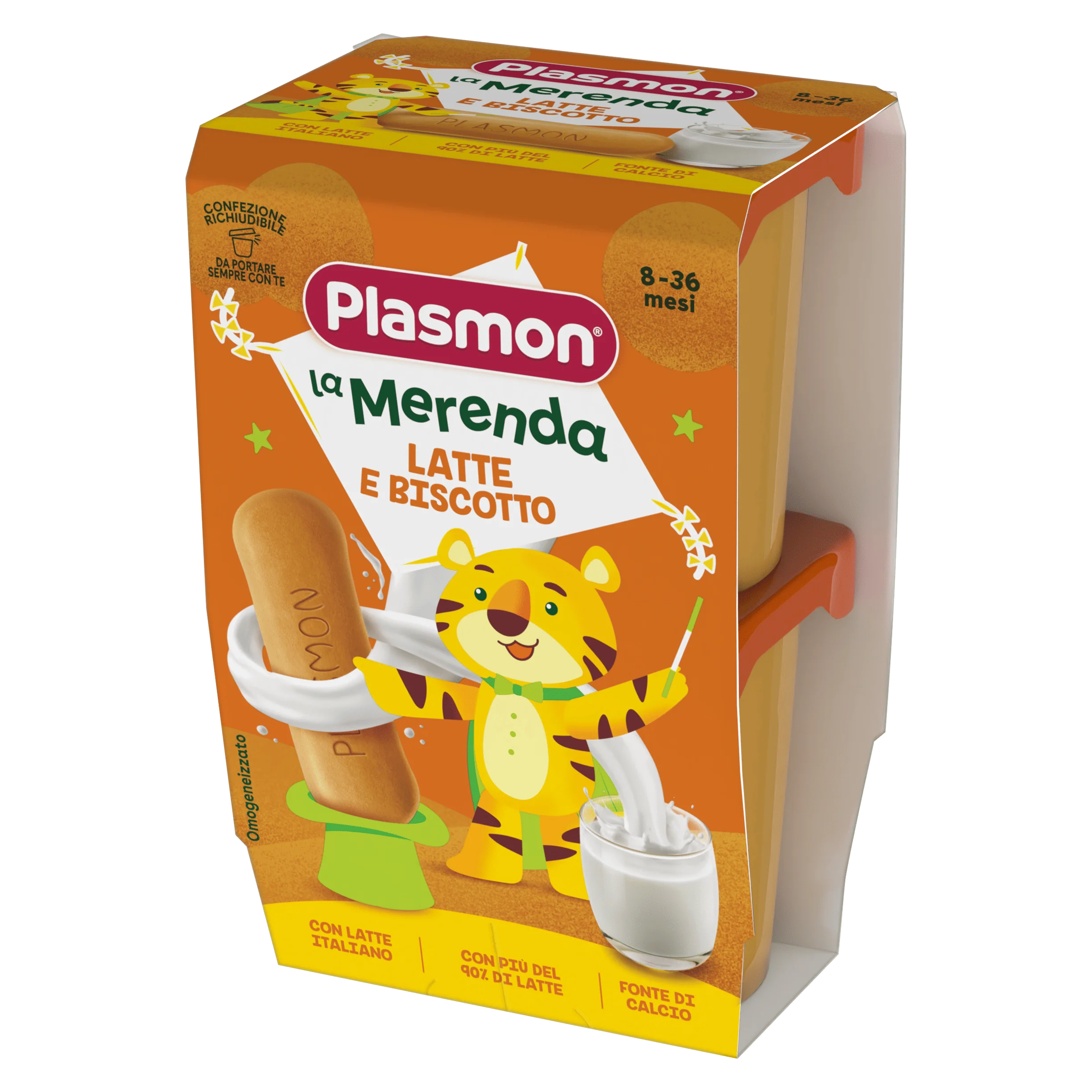 La Merenda Bambini Latte Biscotto 2 X 120 g Alimento per l'infanzia