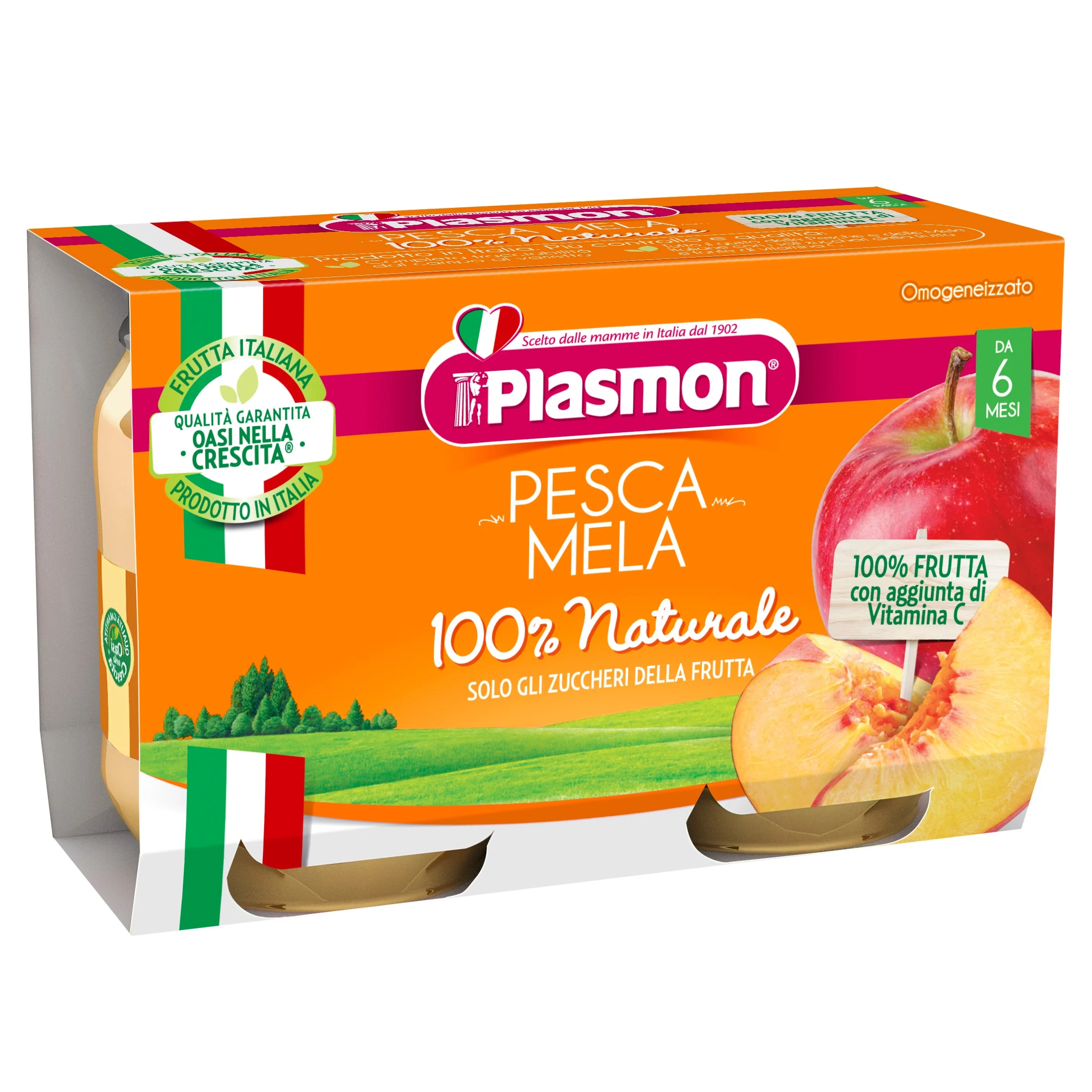 Plasmon Omogeneizzato Pesca 2X104 g Alimentazione infantile